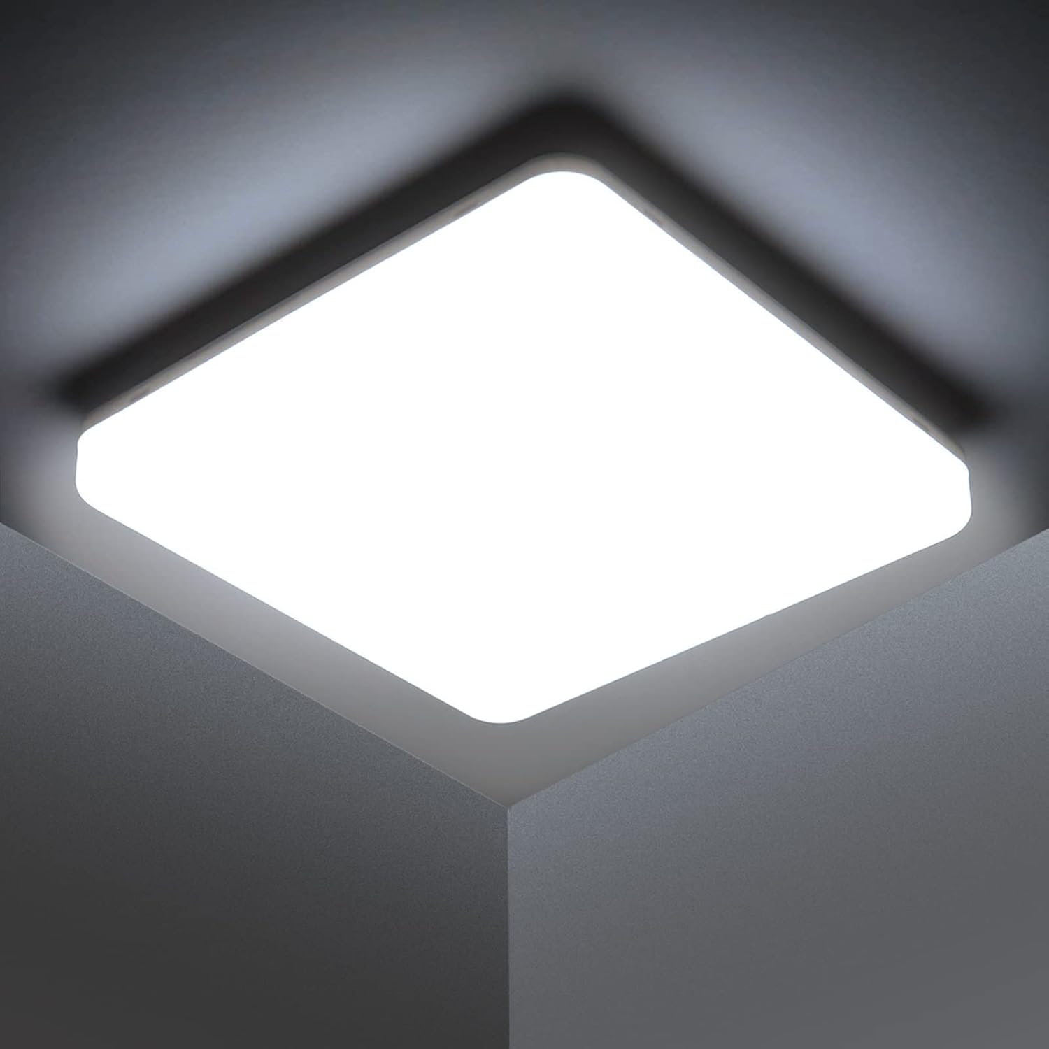Plafoniera LED 43W FRAMELESS Patrata Echivalent 400W