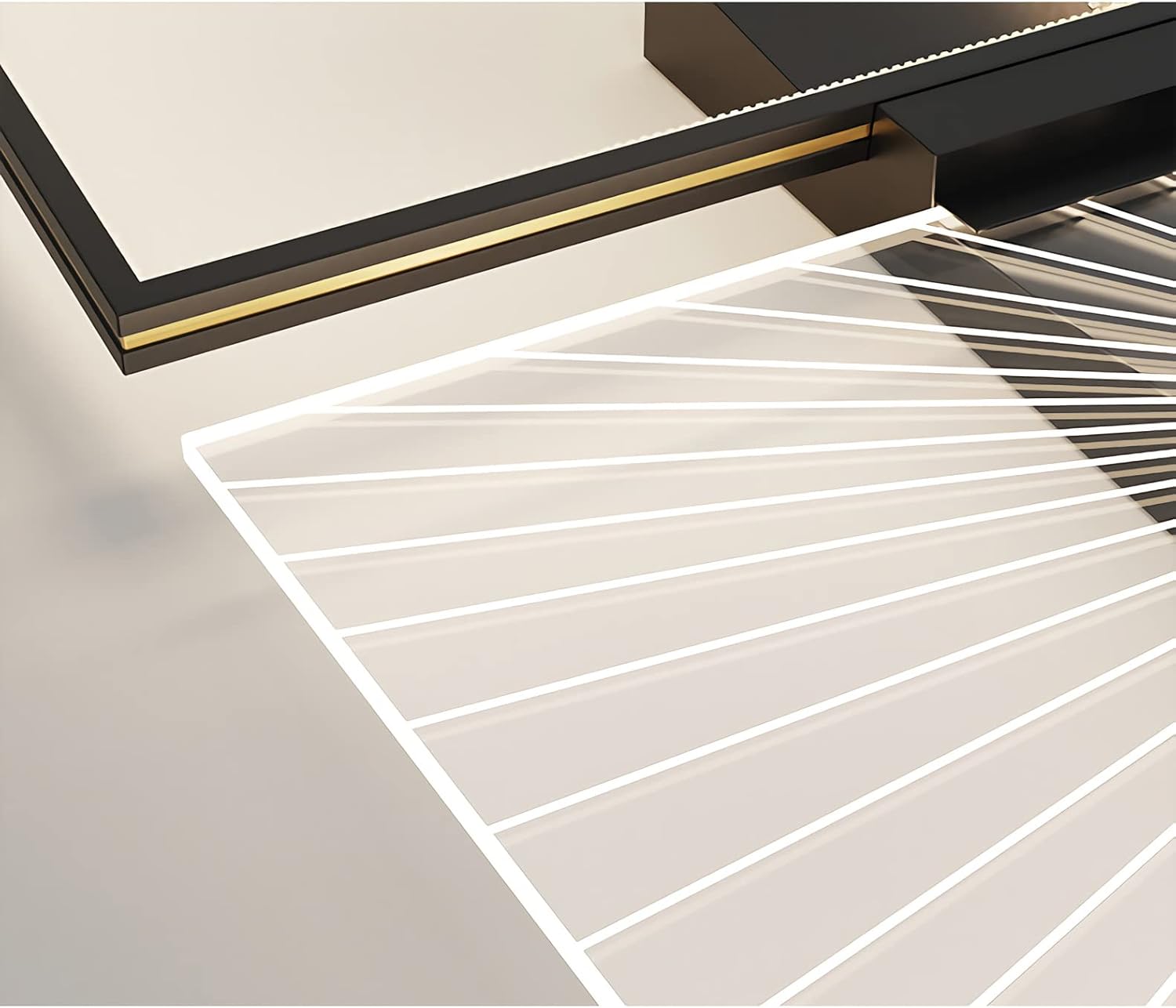 Lustra LED Charlotte 2+2 Square Echivalent 400W Telecomanda