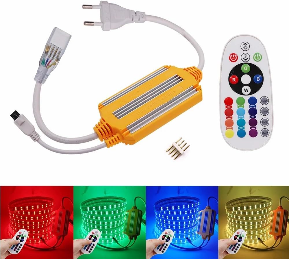 Controller NEON FLEX RGB Telecomanda RF 1500W 220V IP65