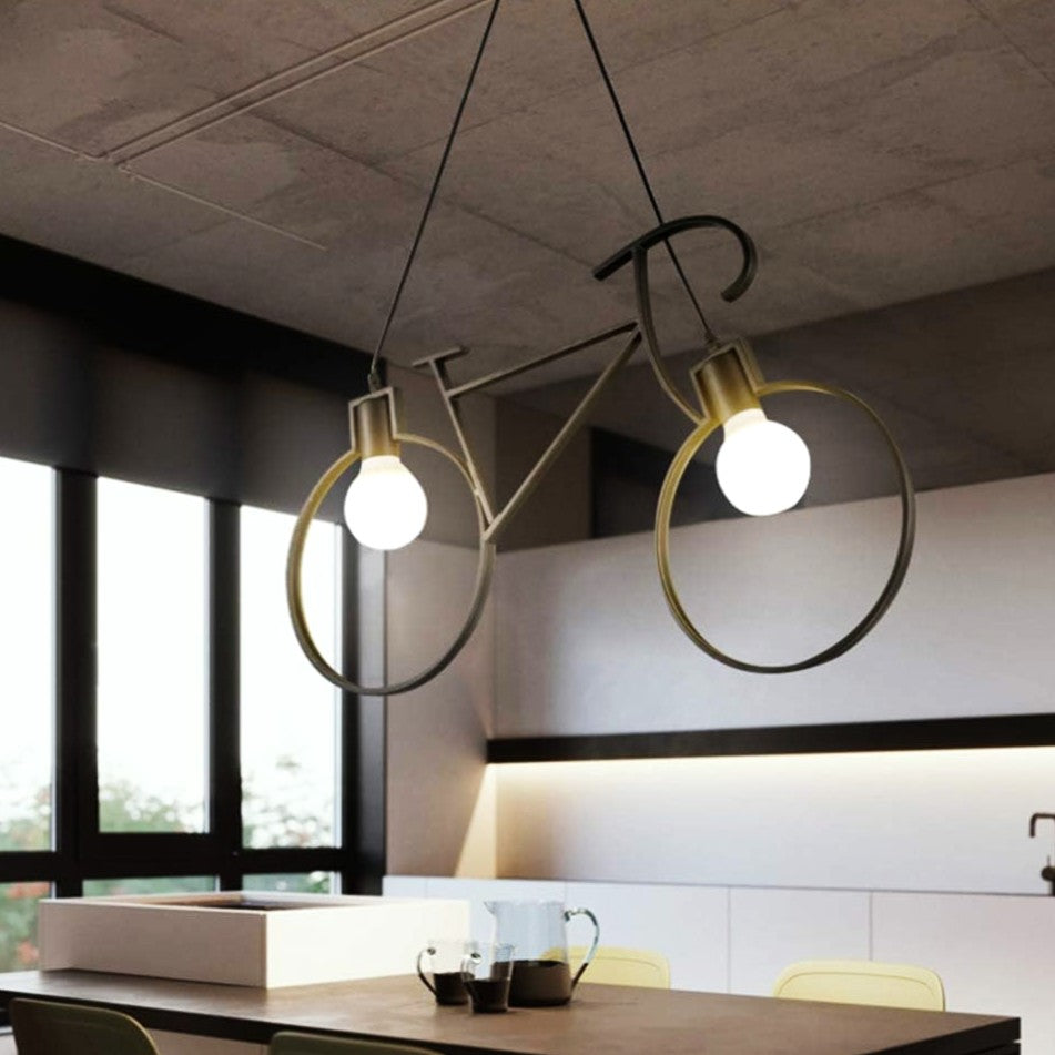 Lustra Vintage BIKE Black 2xE27