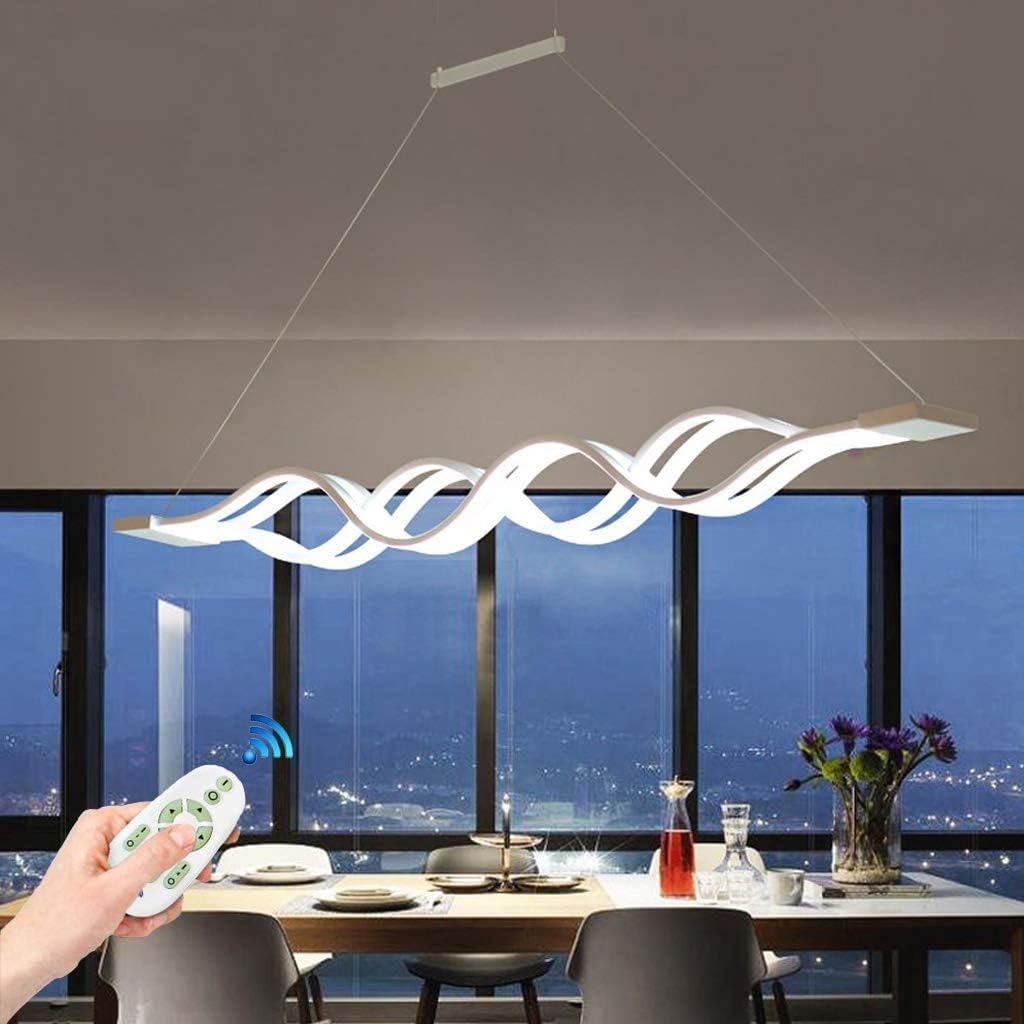 Lustra LED Waves Echivalent 800W Telecomanda