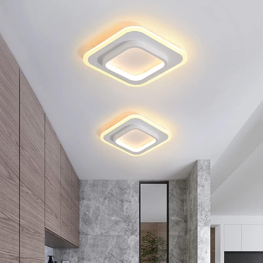 Lustra LED LOKI SQUARE Alb Echivalent 200W
