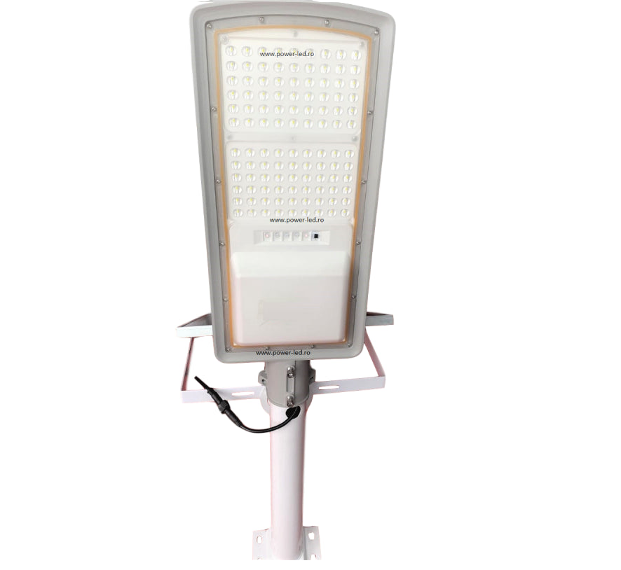 Lampa LED 300W Iluminat Stradal Solara Cu Brat Inclus Telecomanda