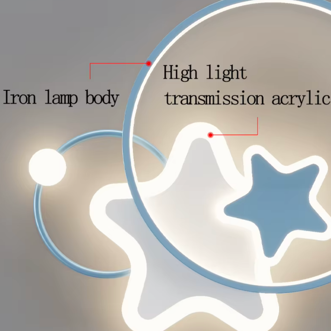 Lustra LED 96W Blue Majesty Telecomanda Echivalent 500W