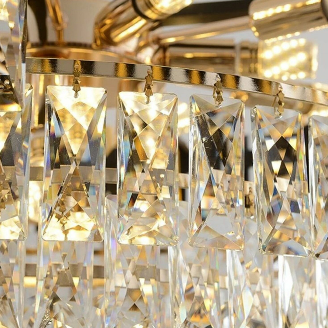 Candelabru Cristal WHITE PANTHER 60CM