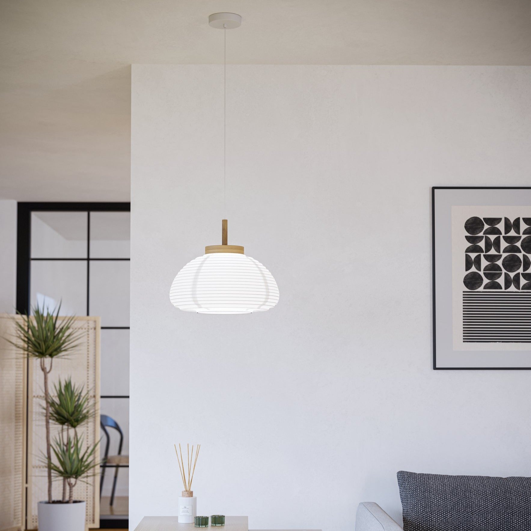 Pendulul SUMMERHILL White 110CM Eglo