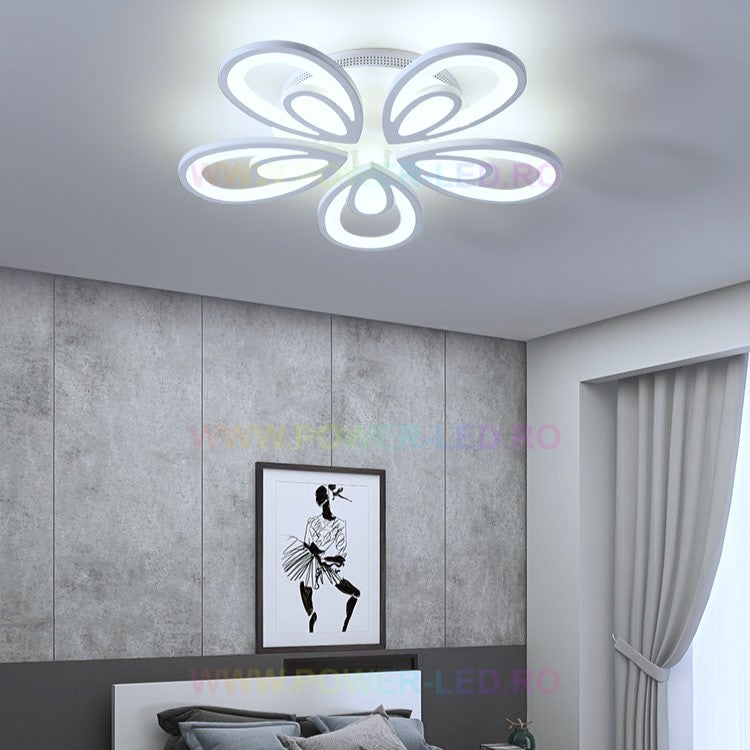 Lustra Led 160W Tears Echivalent 600W Telecomanda Lighting Fixtures