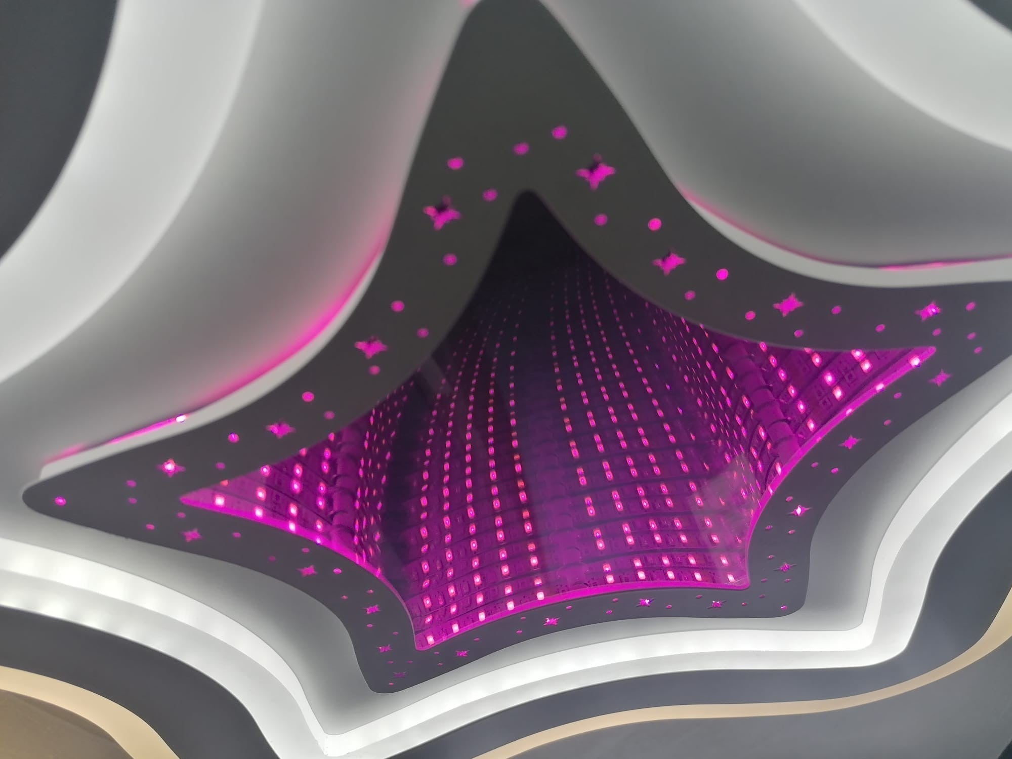 Lustra LED 180W STAR RGB 3D Telecomanda