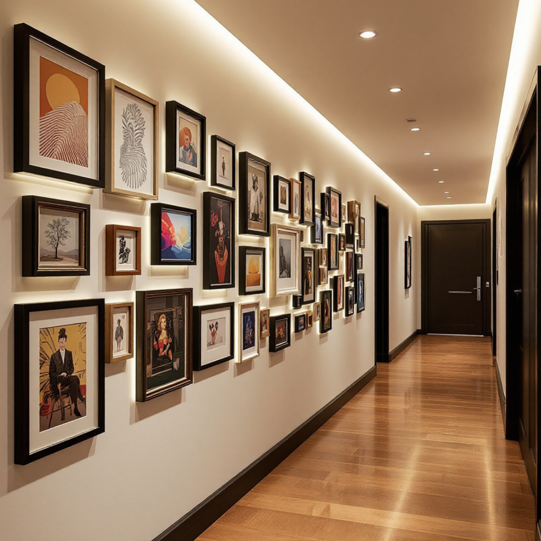 Profil Banda LED de Capat Incastrat Sub Tencuiala 2M