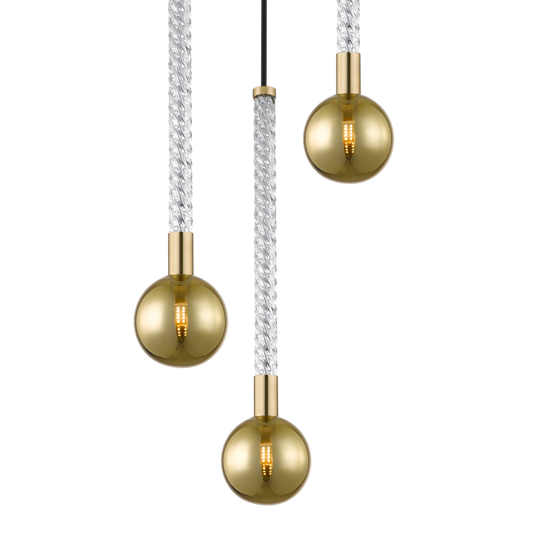 Lustra Suspendata Luxury Gold Mida