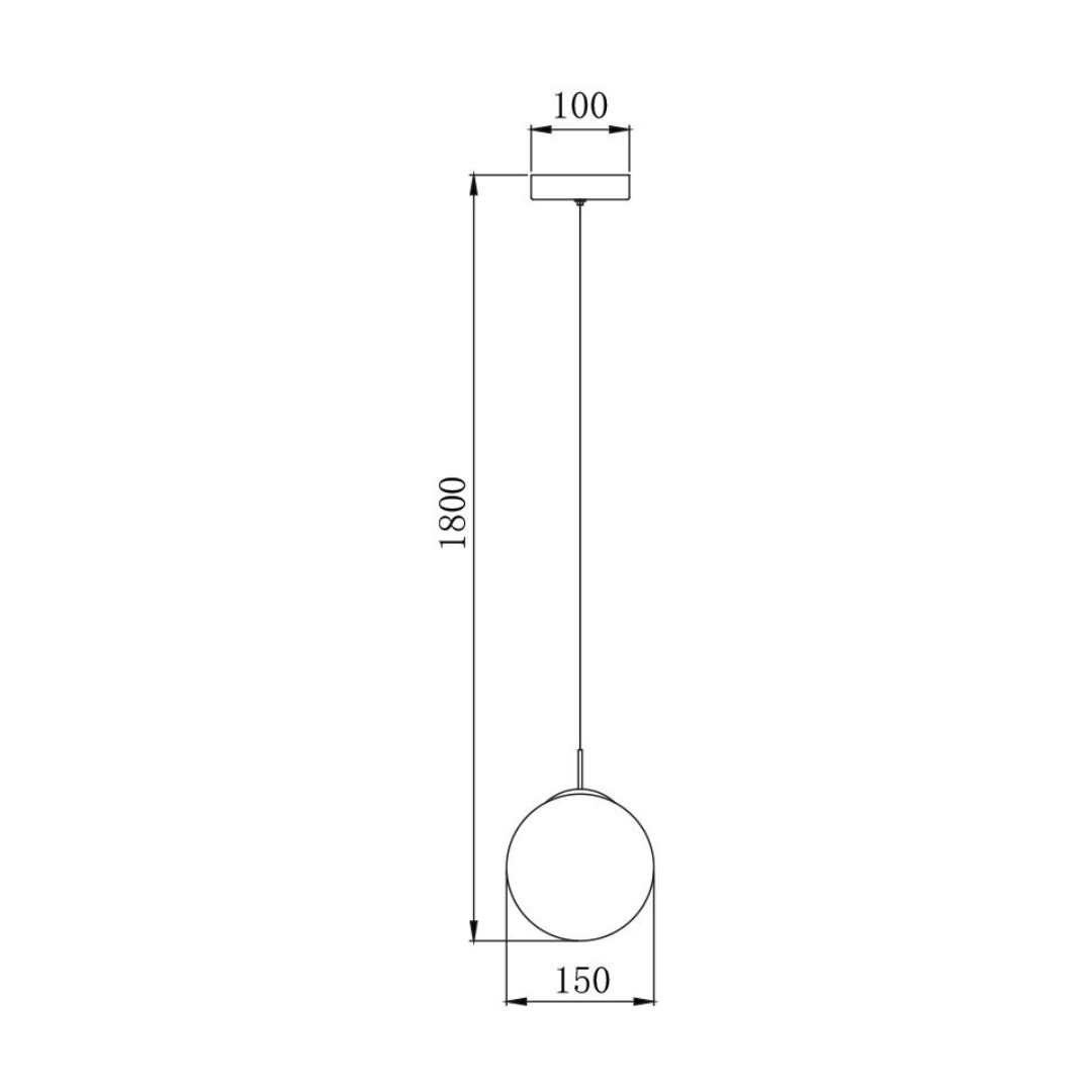 Pendul Abajur Fumuriu LIMA 1xG9 Chrome