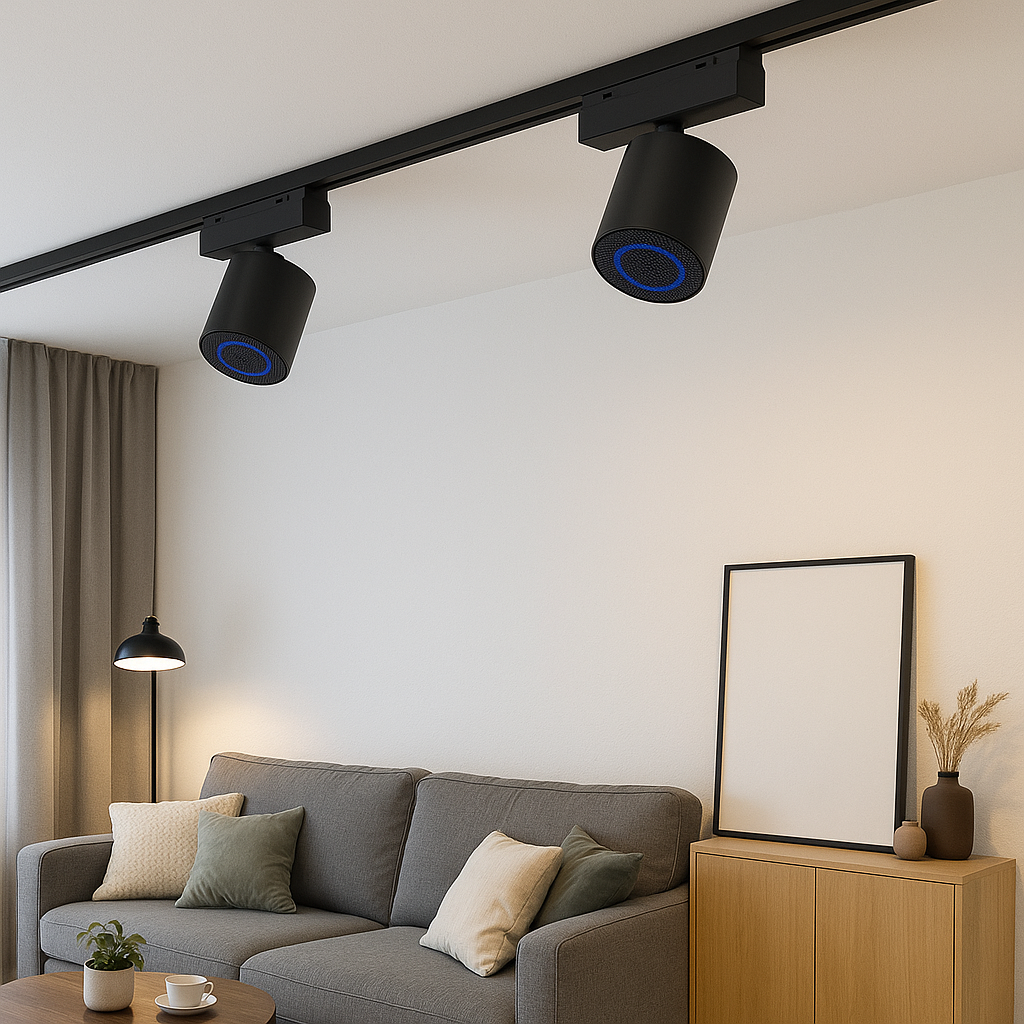 Spot Magnetic Negru cu Boxa Bluetooth 10W