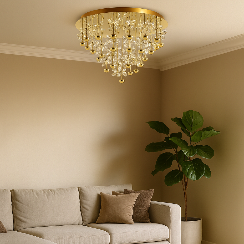 Lustra Aplicata Crystal PIANOPOLI 3 Gold Echivalent 800W