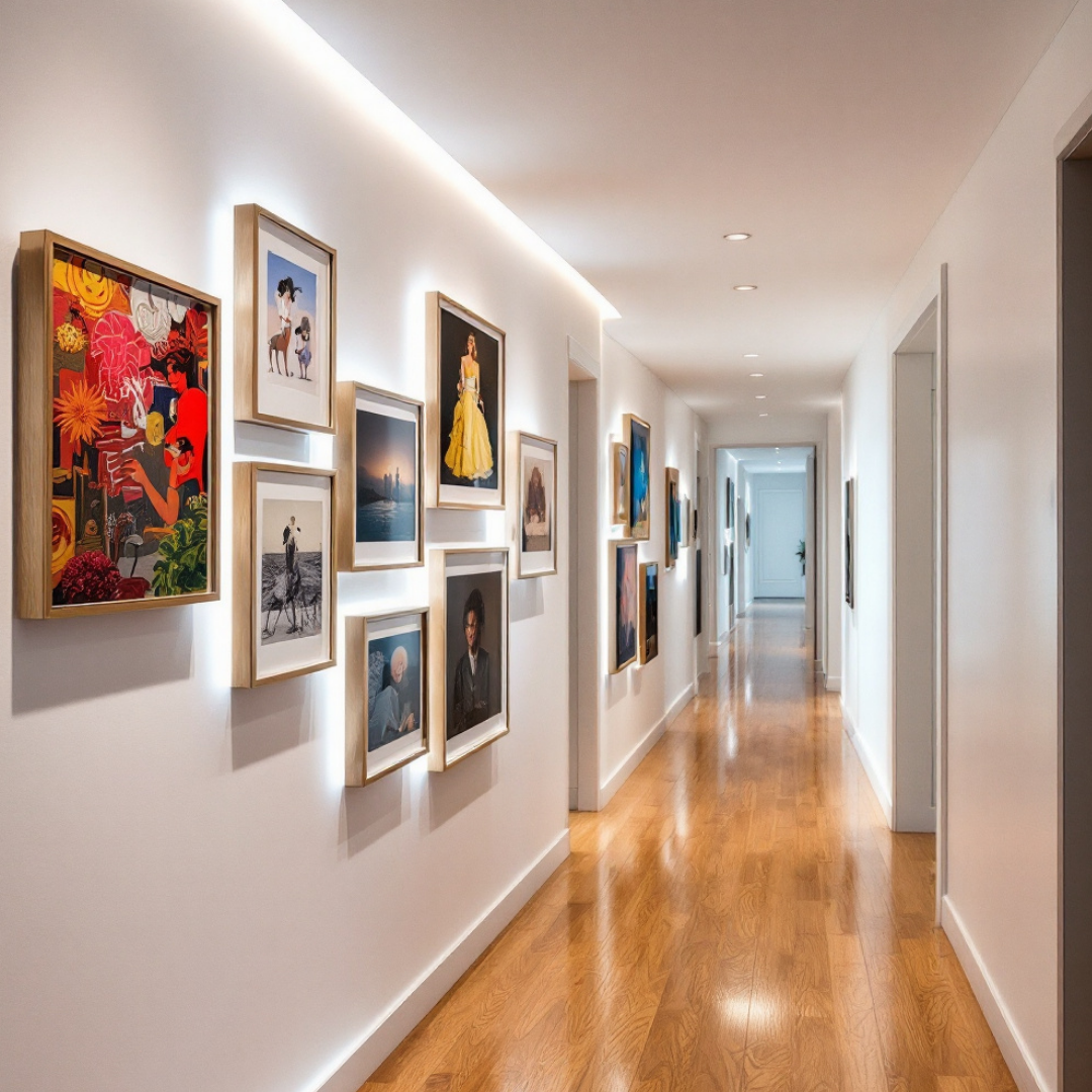 Profil Banda LED de Capat Incastrat Sub Tencuiala 2M