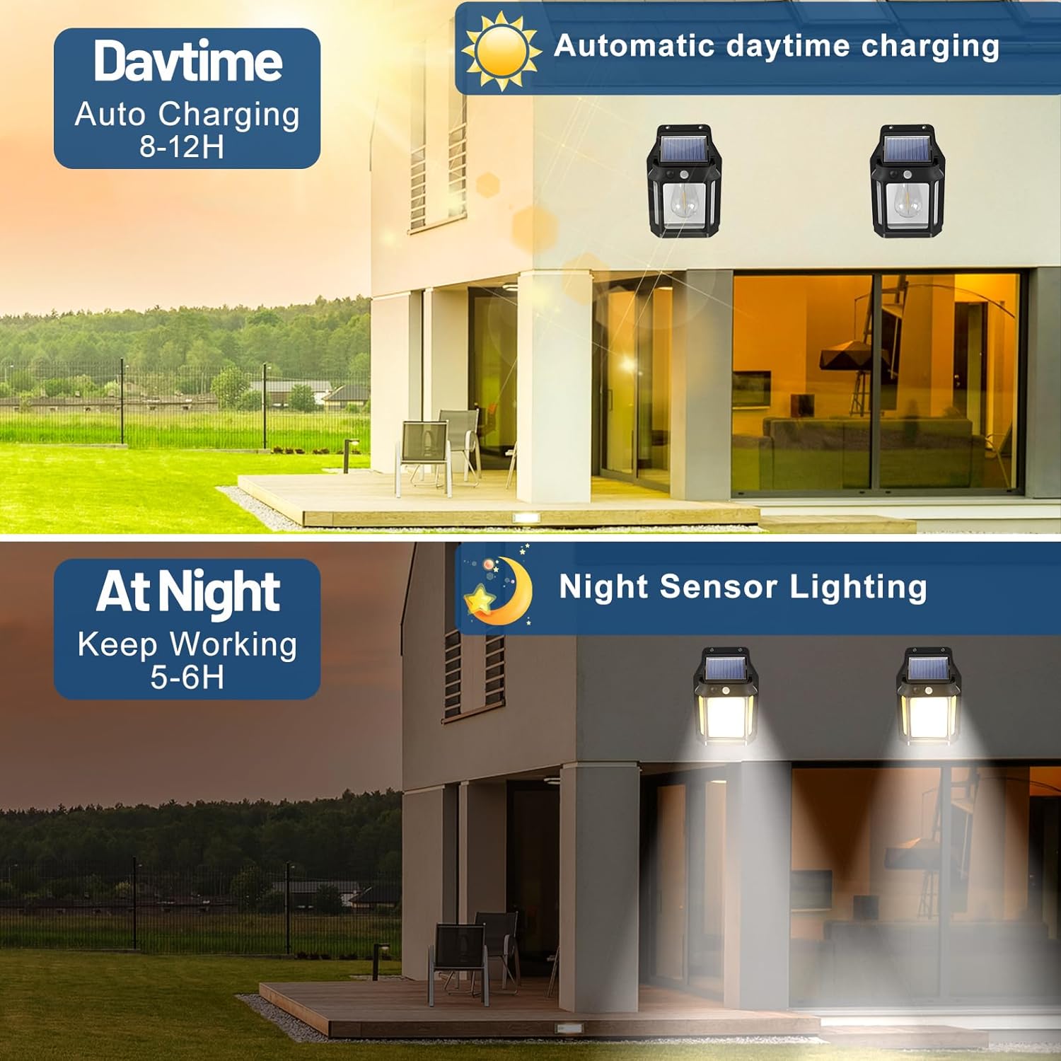 Felinar LED Exterior Solar Senzor 1W