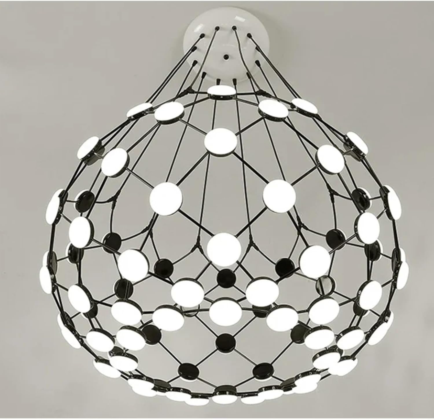 Lustra LED Suspendata LUGARO DIA Black