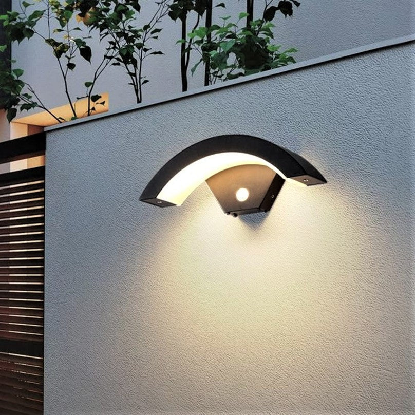 Aplica LED Exterior DYNAMIC SENZOR 24W Neagra