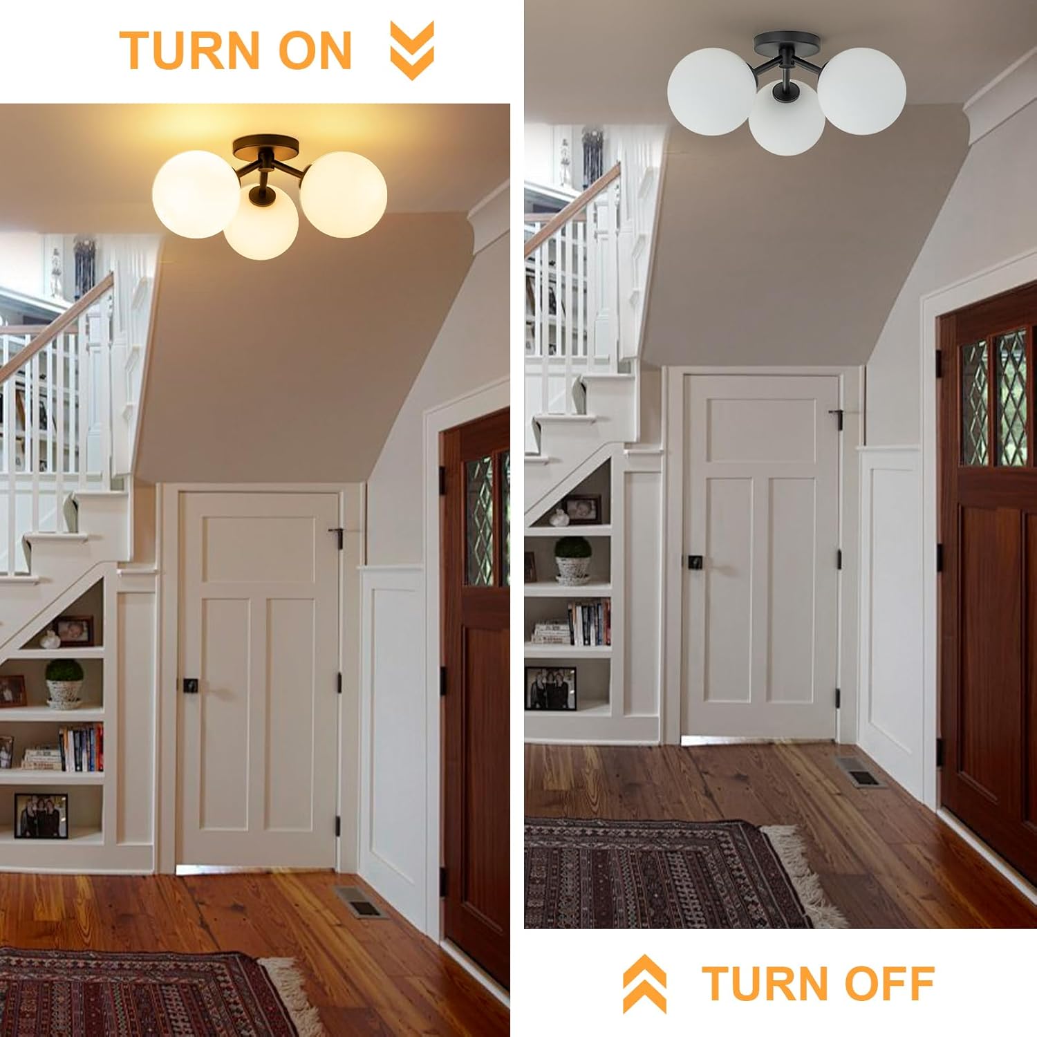 Lustra VESCA Black Abajur Mat 3xE27