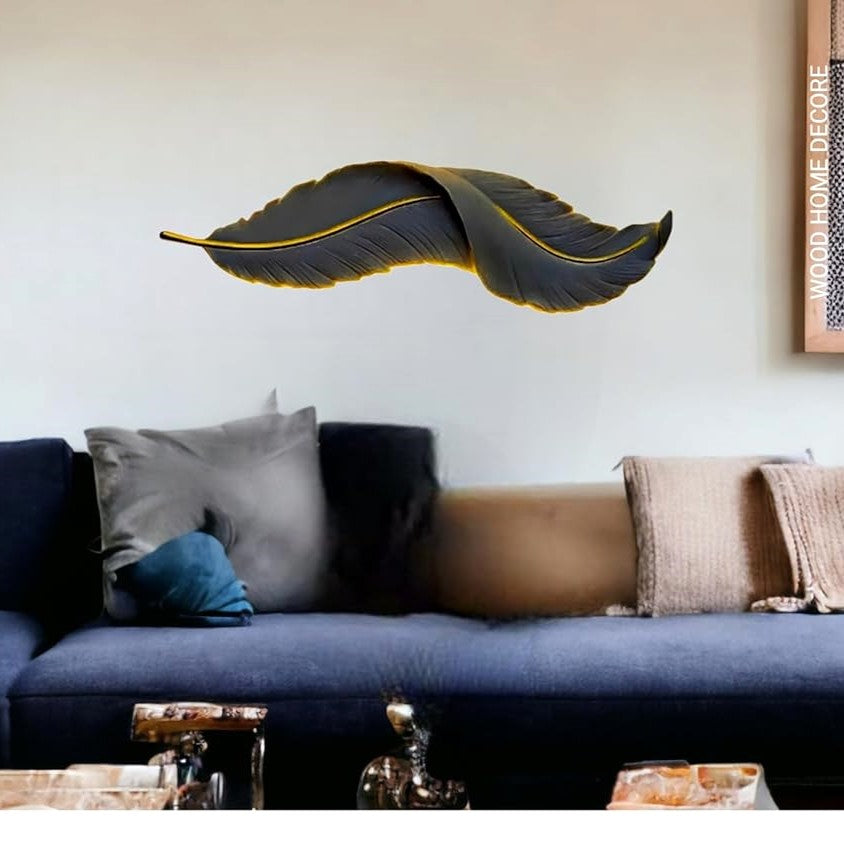 Aplica LED BLACK Luxury Feather 25W 63CM