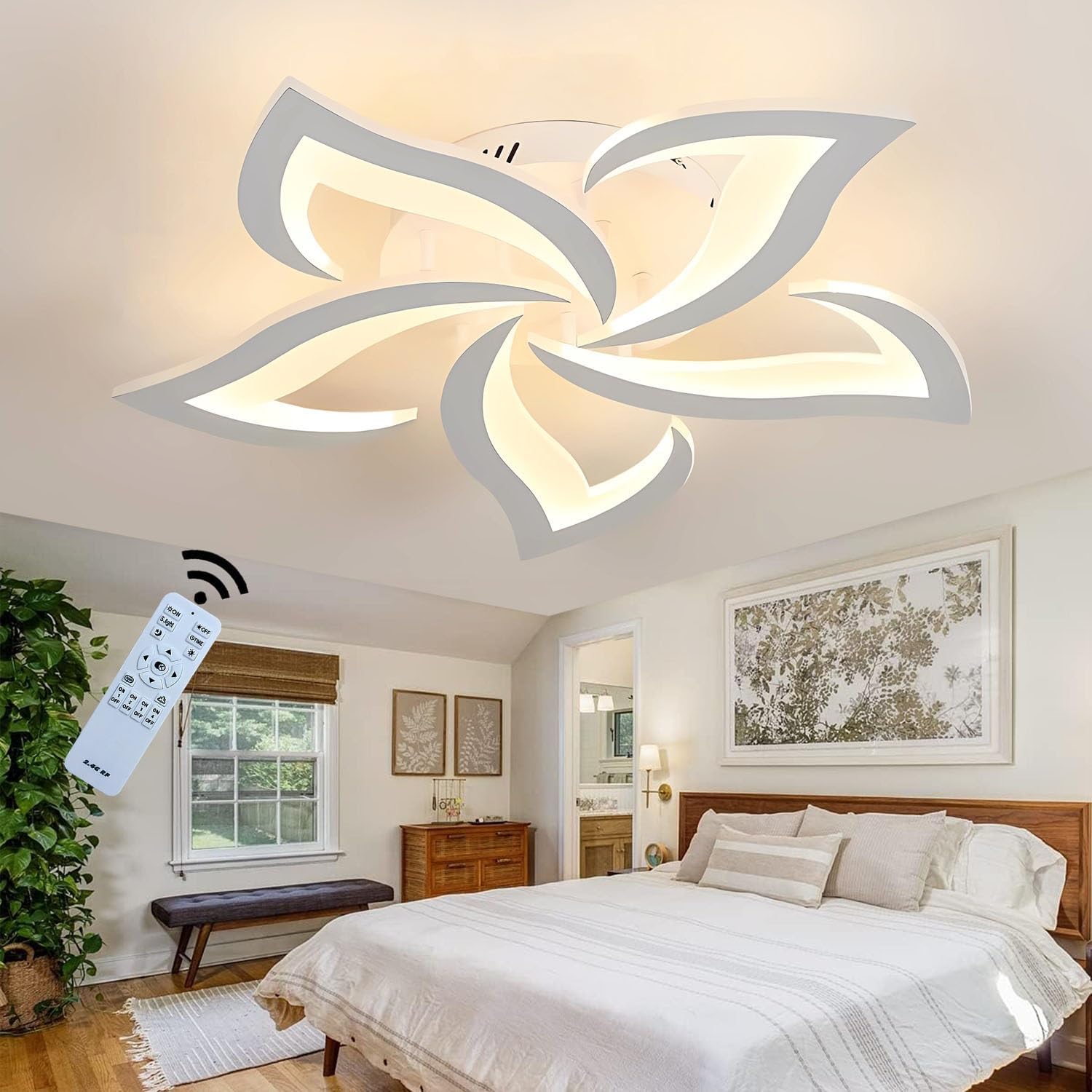 Lustra LED NARCISSE Telecomanda Echivalent 500W