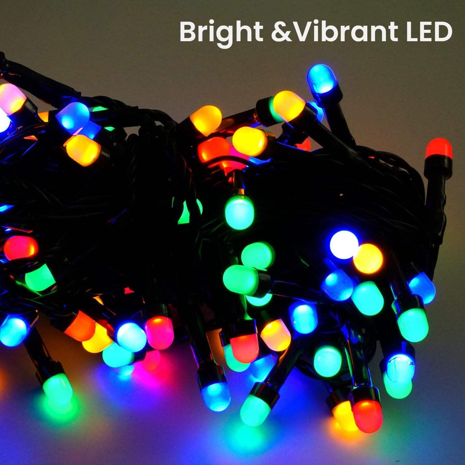 Instalatie LED Liniara Bulbs 300 LED-uri 30m Diverse Culori