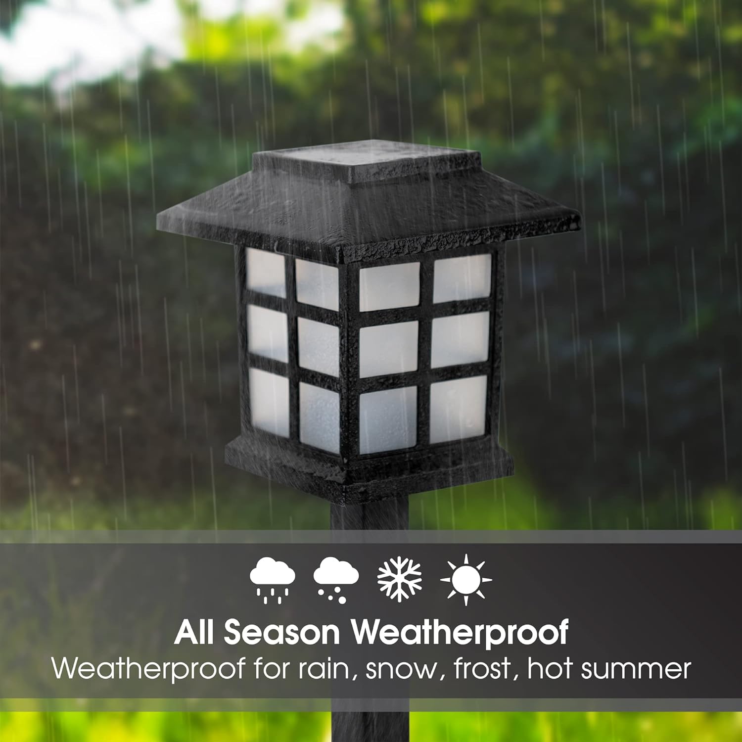 SET 2 Felinare LED Gradina Solar PAST