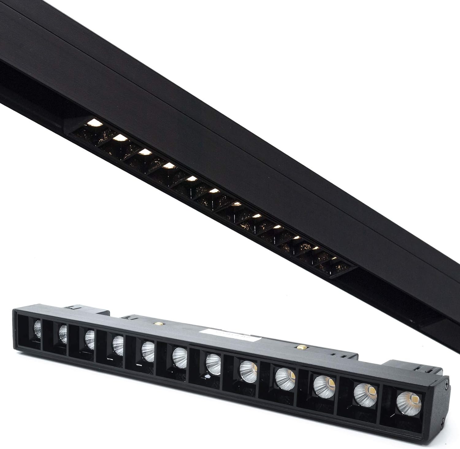 Spot LED 12W 22cm Magnetic Liniar SMART CCT Negru Telecomanda