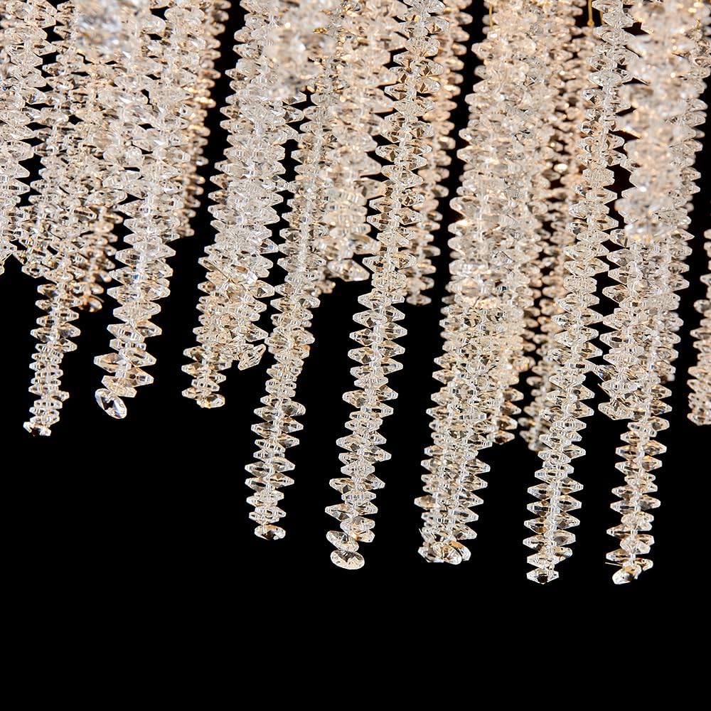 Candelabru Cristal LUXURY Golden Willow 100CM