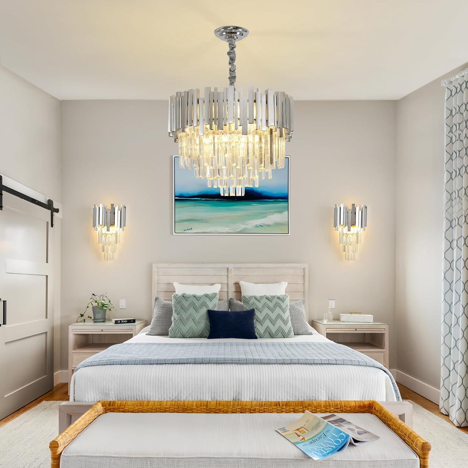 Candelabru Cristal Silver MAXI