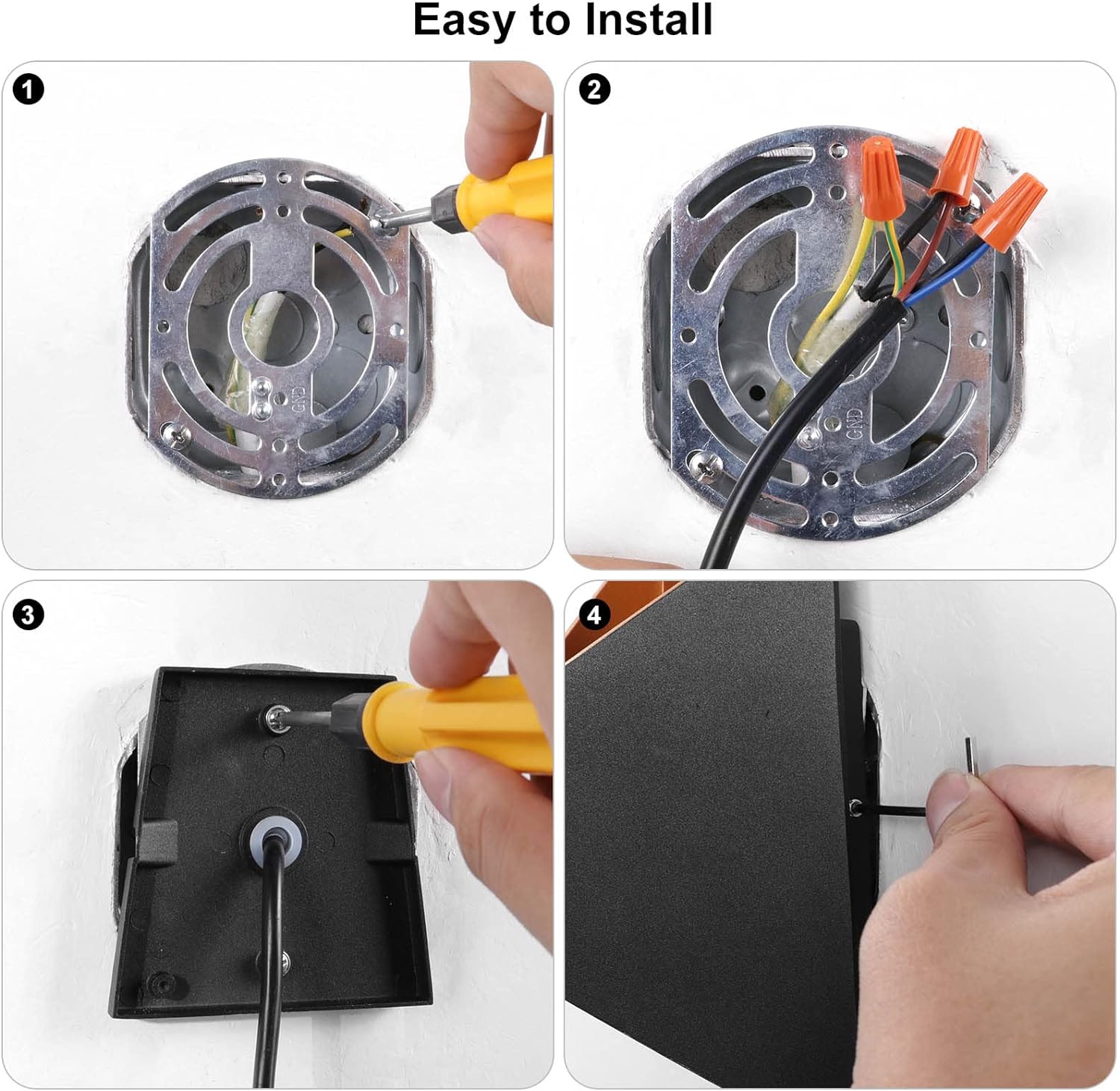 Aplica LED 10W Exterior PRISMA Neagra FY-666A/BK+GD