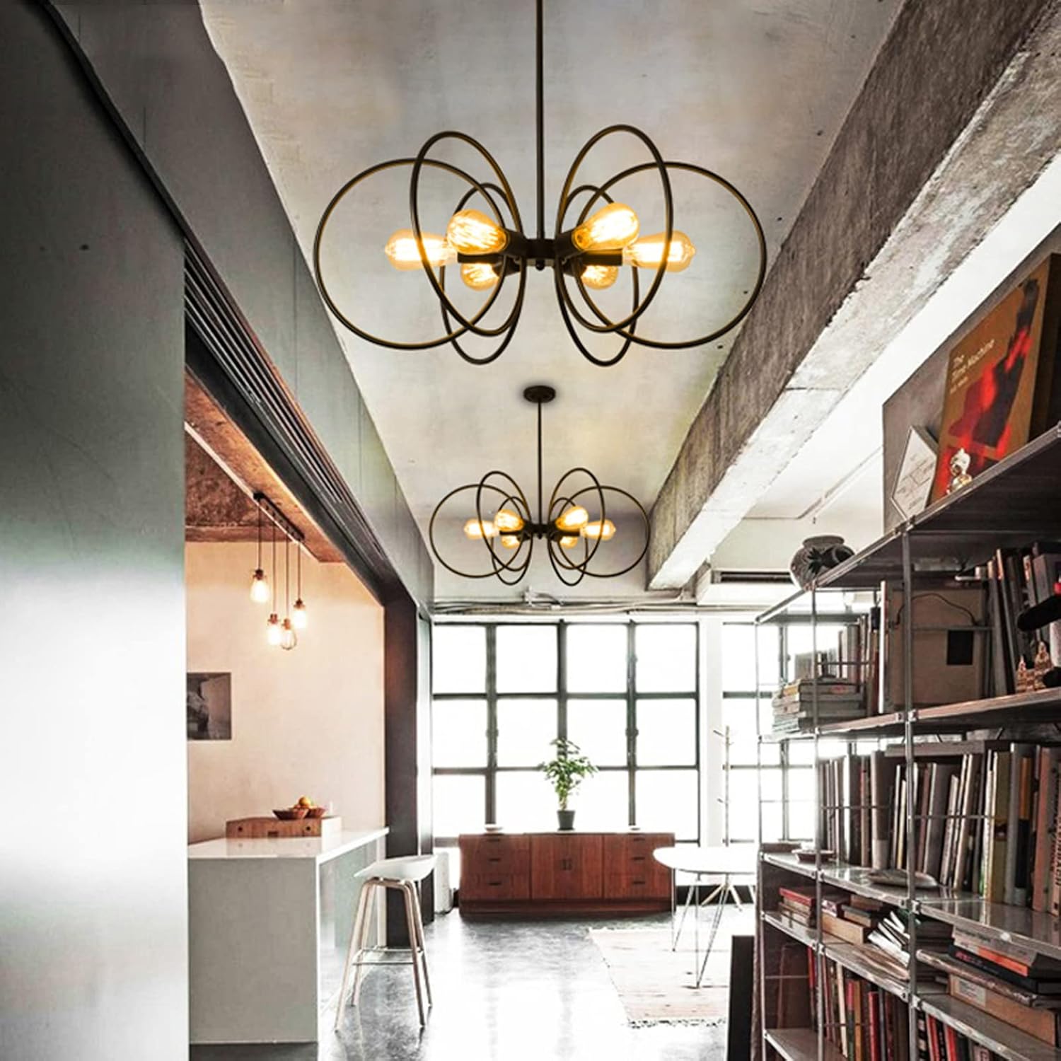 Lustra Vintage Black 6xE27 DN118-6