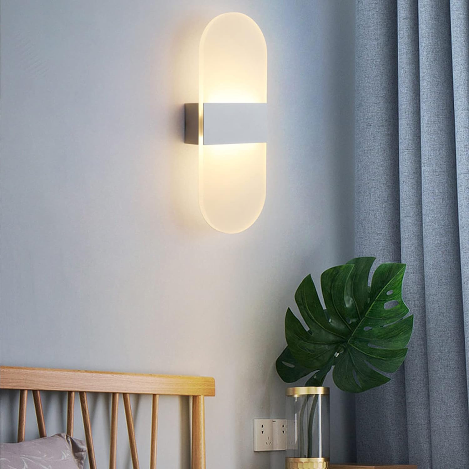 Aplica LED Perete 12W SUBLIME OVAL ALBA