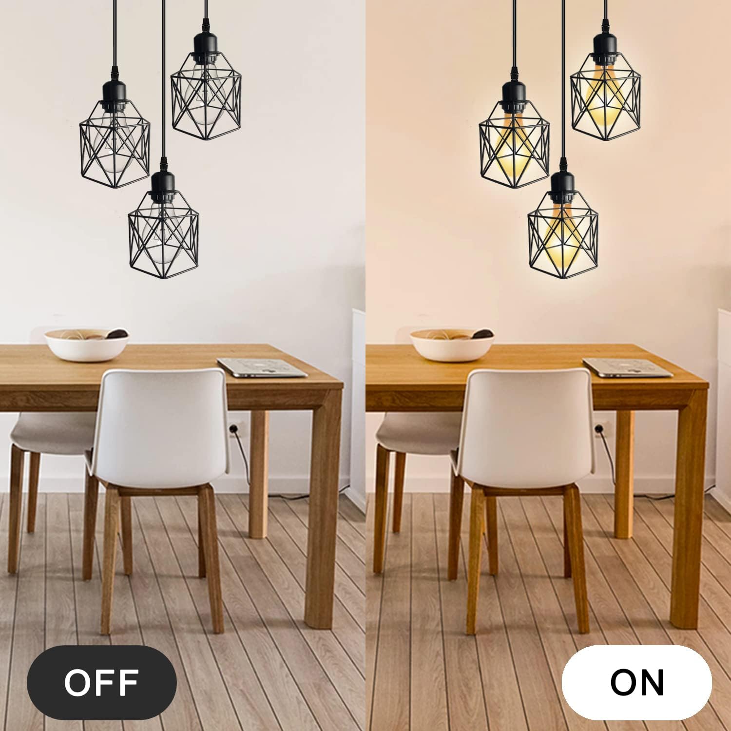 Lustra Bjorn Vintage Black Suport Rotund