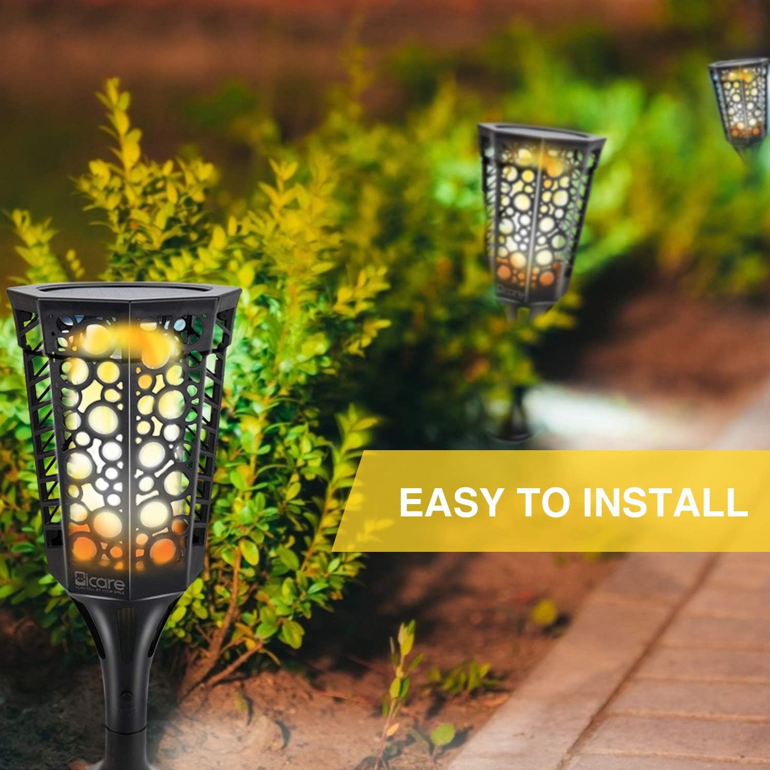 Stalp LED Gradina Torta cu Incarcare Solara FAKLA