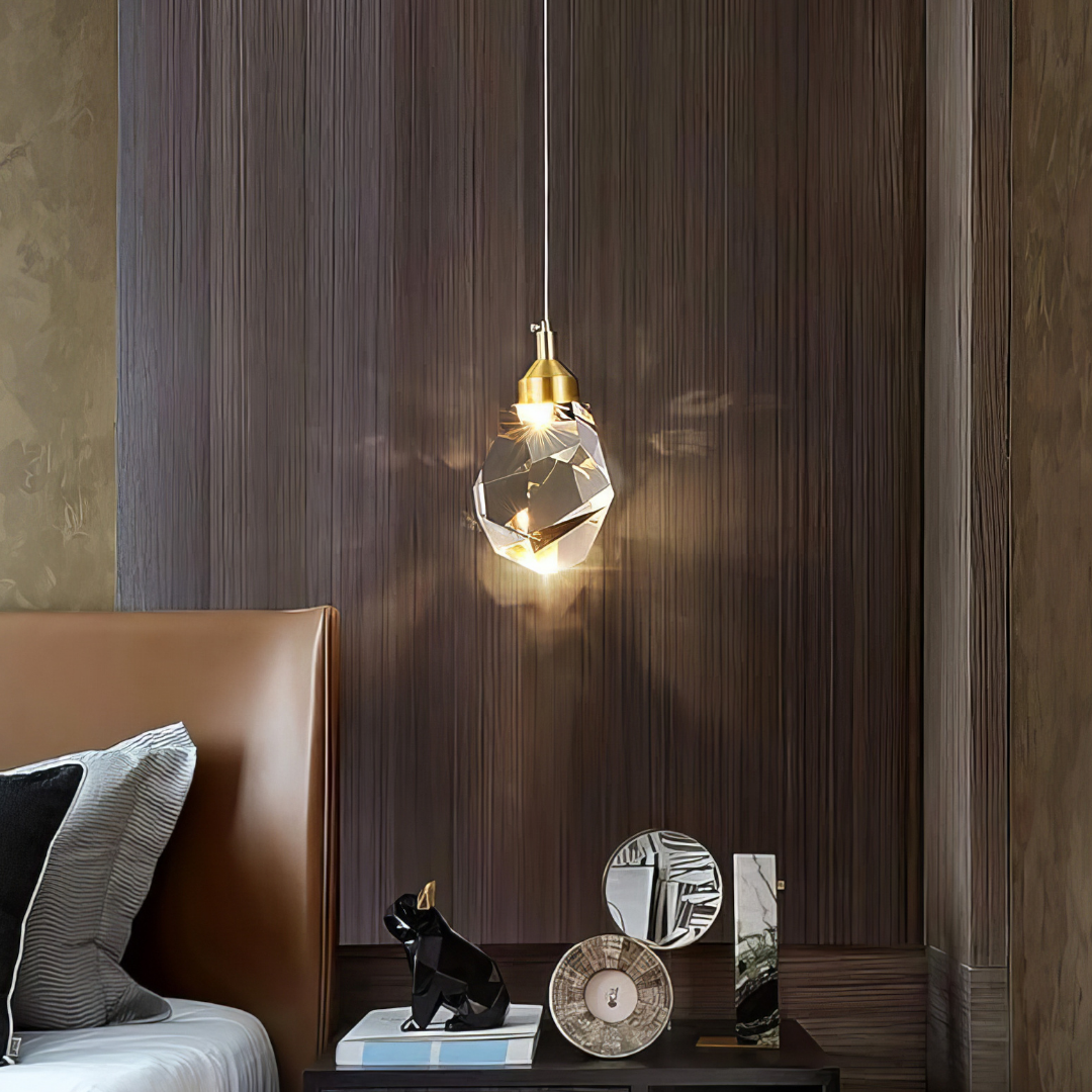 Pendul LED Luxury Crystal Flowing Diamonds