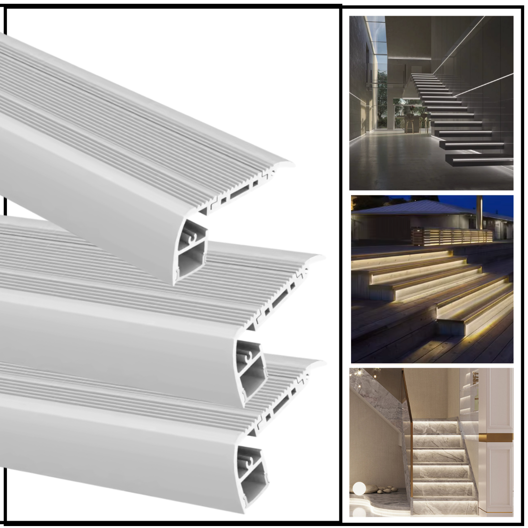 Profil Banda LED Aluminiu Pentru Trepte 2 Metri