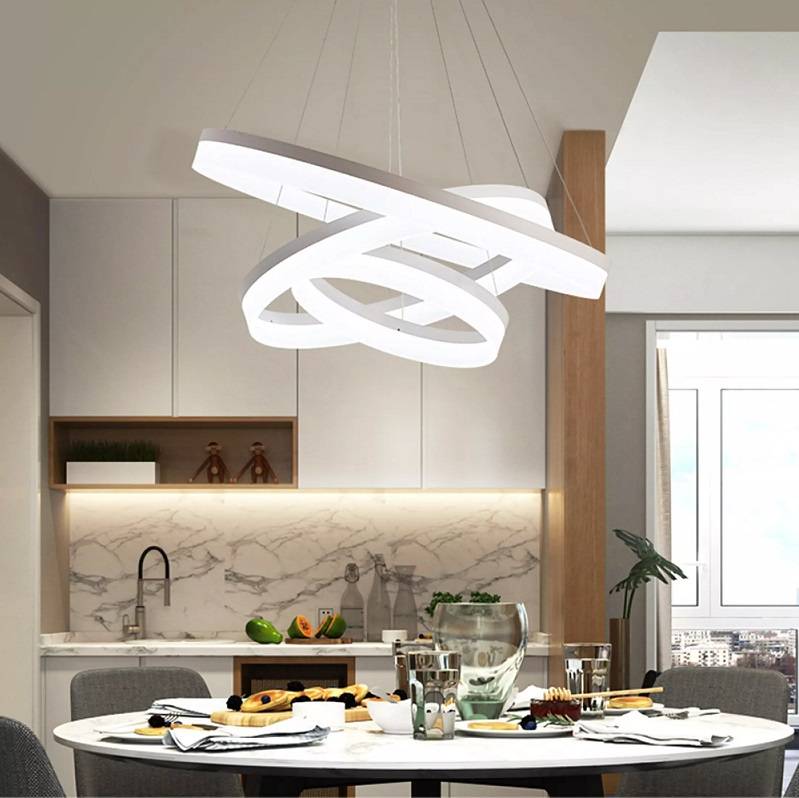 Lustra LED 152W WILLY 3 Segmente Telecomanda