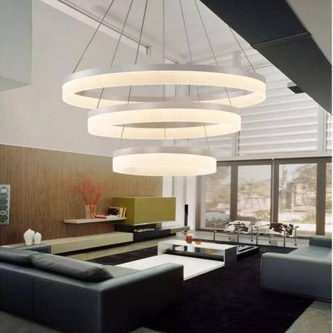 Lustra LED 152W WILLY 3 Segmente Telecomanda