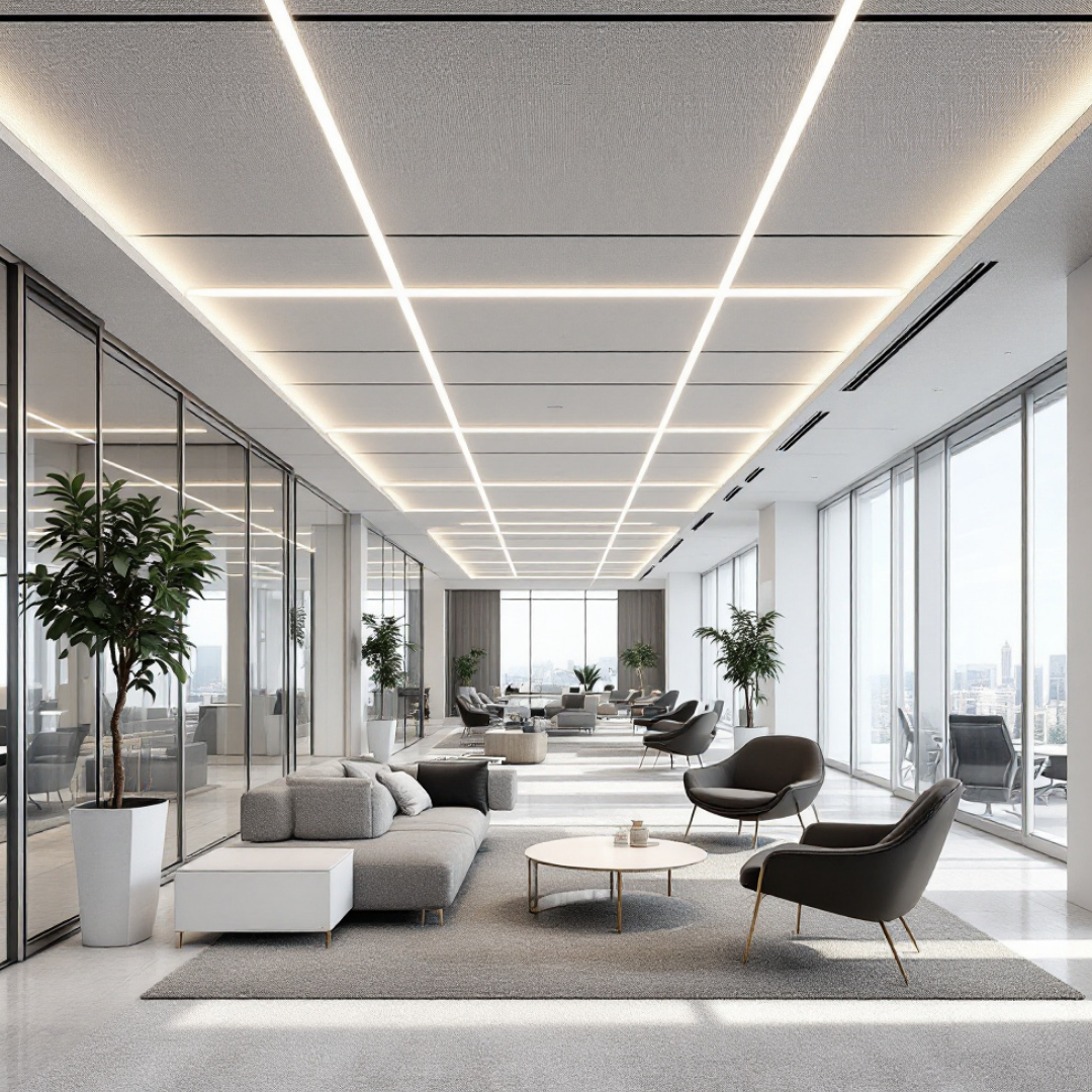 Profil Banda LED de Capat Incastrat Sub Tencuiala 2M