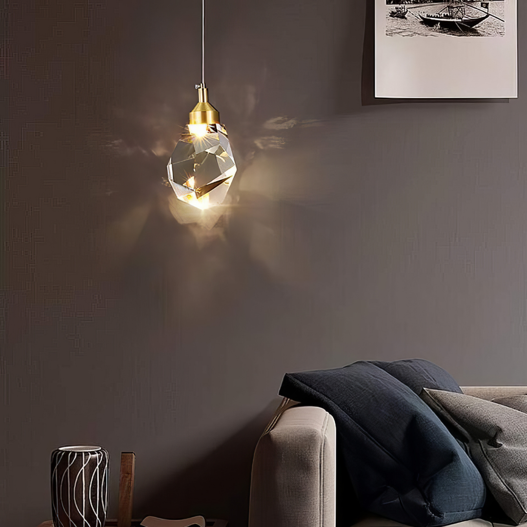 Pendul LED Luxury Crystal Flowing Diamonds