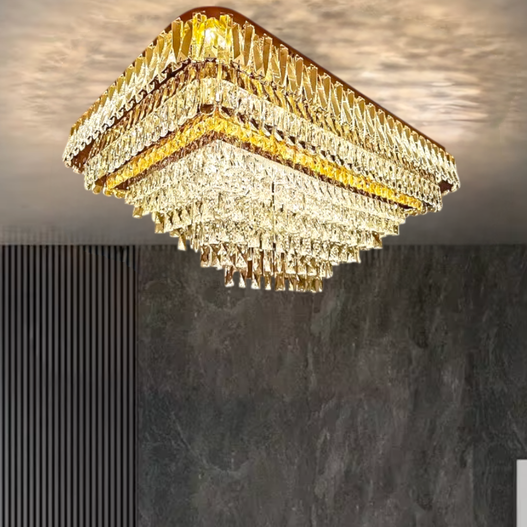 Lustra LED Cristal Aplicata 115x75CM Grand Glamour Echivalent 2000W