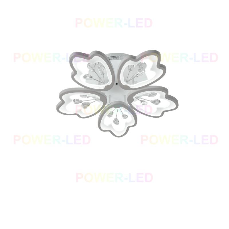 Lustra LED 140W LEAFS Telecomanda