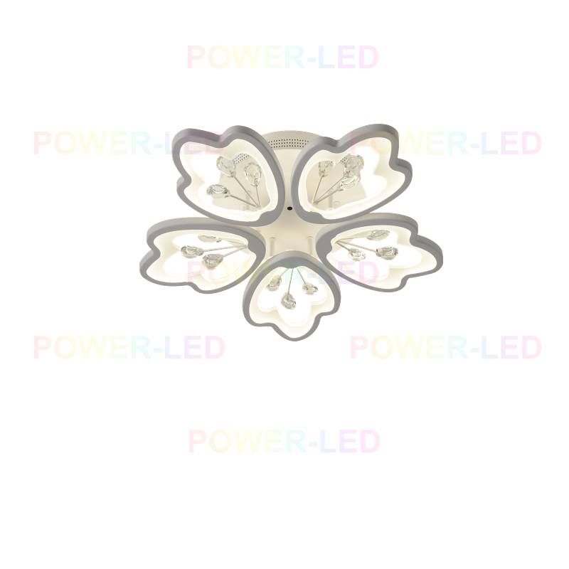 Lustra LED 140W LEAFS Telecomanda