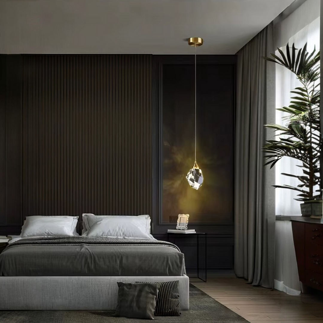 Pendul LED Luxury Crystal Flowing Diamonds