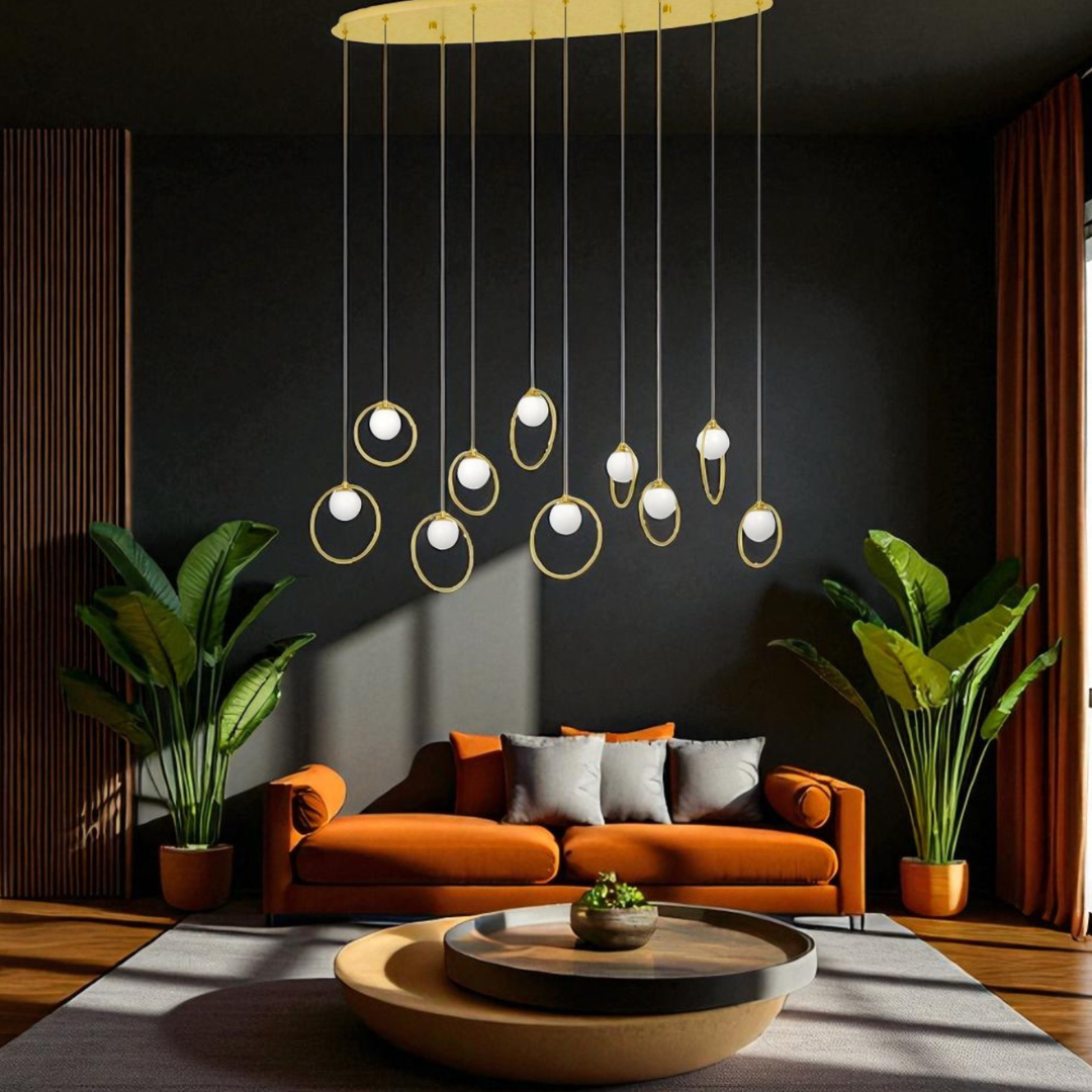 Lustra LED Dining Suspendata Abajur PORTOCOLOM Luxury 10Elemente