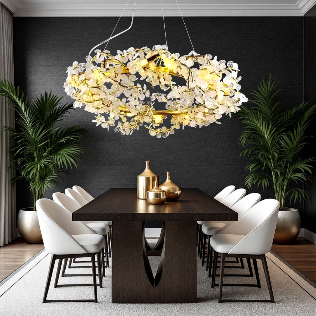 Candelabru Crystal Luxury Flowers