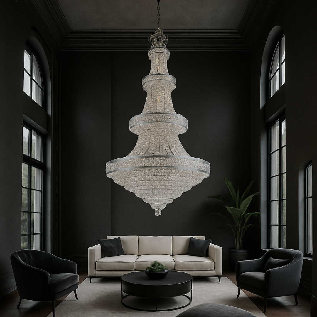 Candelabru Cristal LUXURY CHROME Electro 72xE14