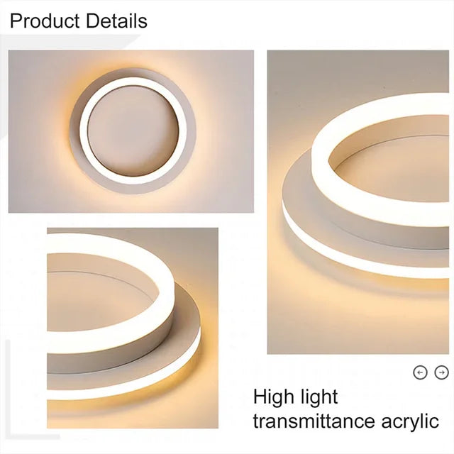Lustra LED 50W RING Alb Echivalent 200W