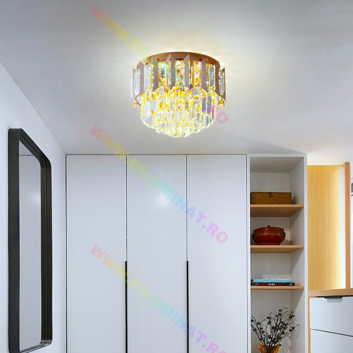 Aplica LED GOLD SHINE 30cm Echivalent 300W