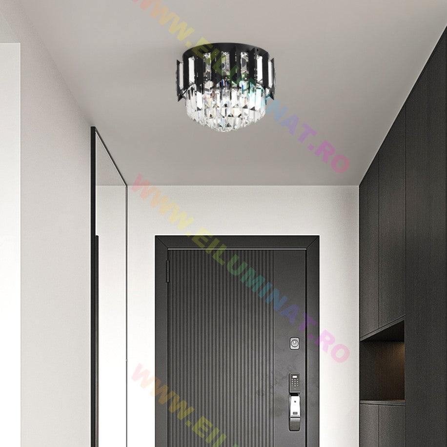 Aplica LED BLACK SHINE 30cm Echivalent 300W